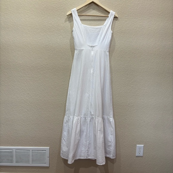 Paloma Wool Laura Dress in White 100% Cotton Size 34 US 2 - Picture 10 of 14